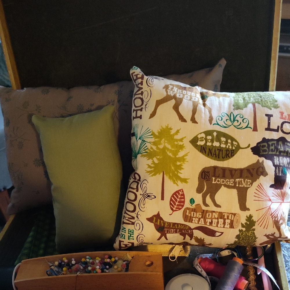 Nature-Themed Decorative Pillow Set